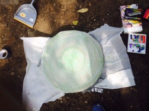 Cover the Surface in tracing paper, and secure it with duct tape.