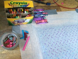 Pick color palette and start adding color. 